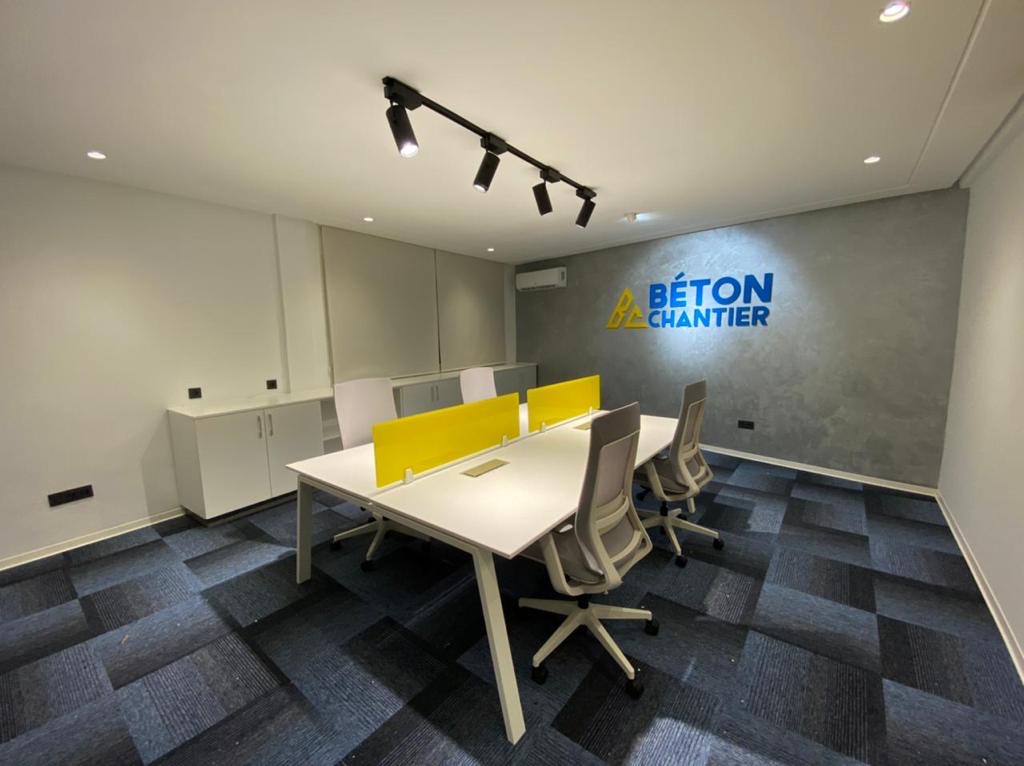 Béton Chantier office fit-out, Casablanca