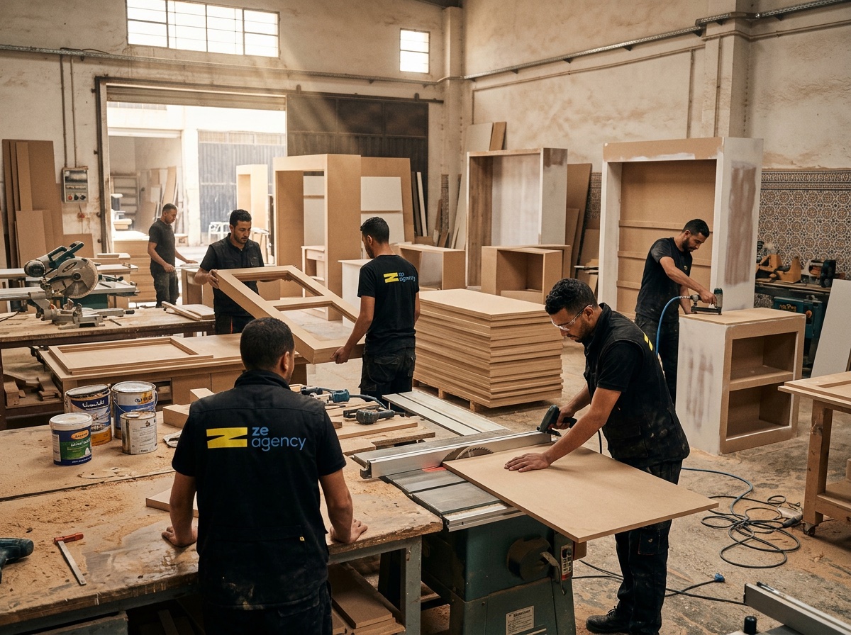 Fabrication de stand en atelier intégré