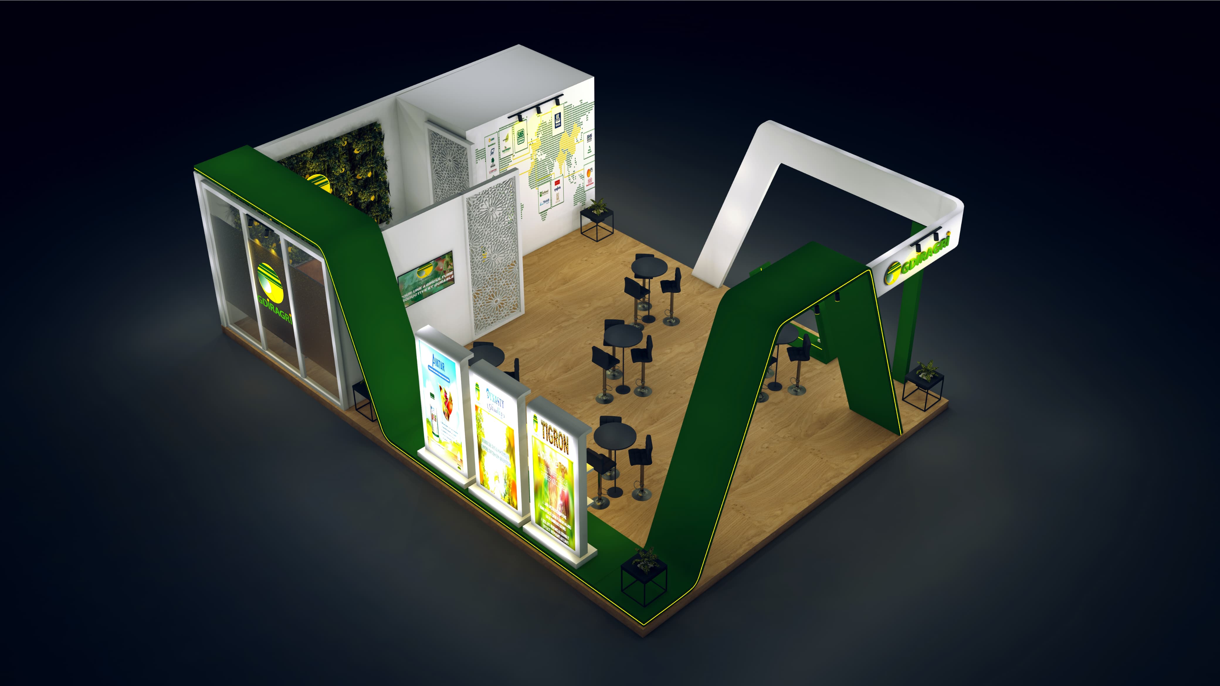 Stand sur-mesure lors d'un salon professionnel